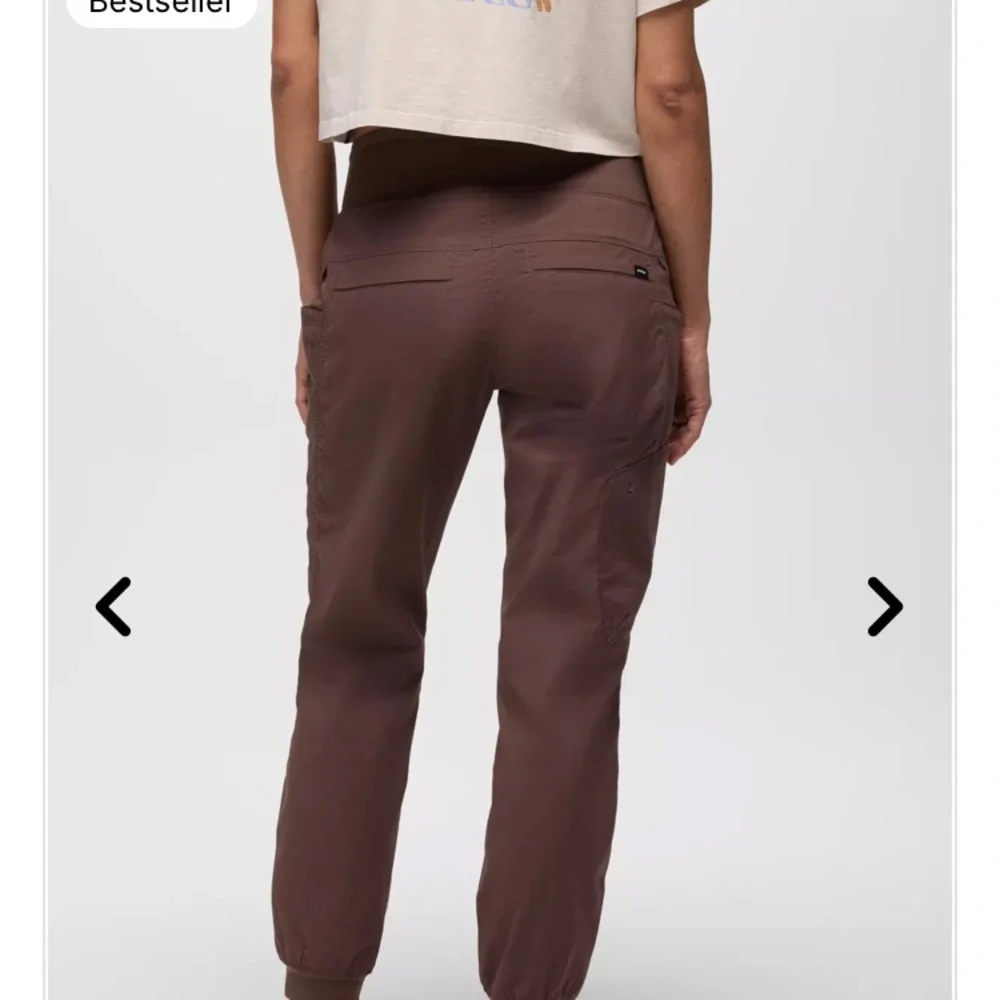 Prana Rust High-Waisted Pants - Picture 2 of 15
